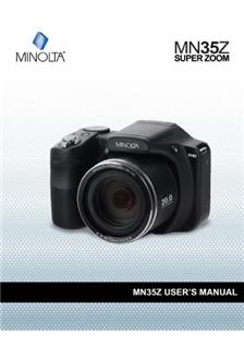 Minolta MN35Z Superzoom manual. Camera Instructions.